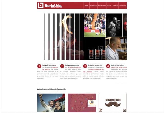 Portafolio de fotografía profesional y deportiva