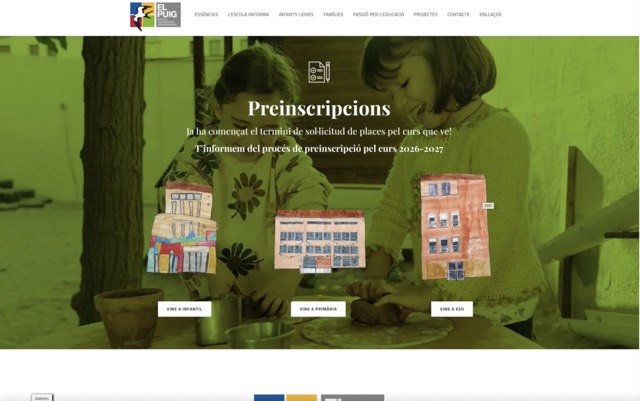 Proyecto web para la escuela pública El Puig