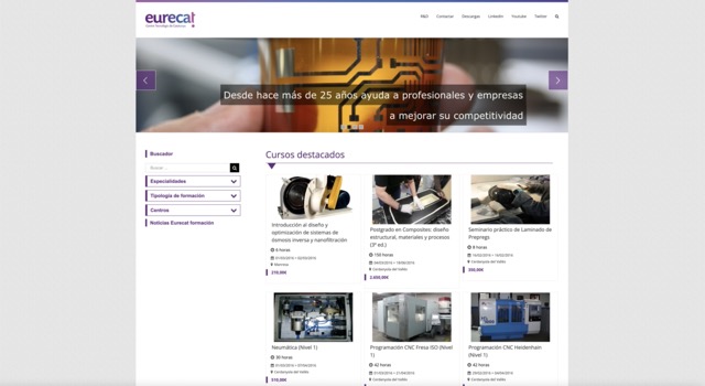 E-commerce de formación para Eurecat