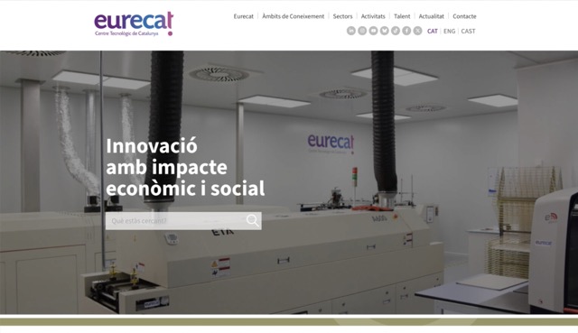 Portal corporativo para Fundación Eurecat