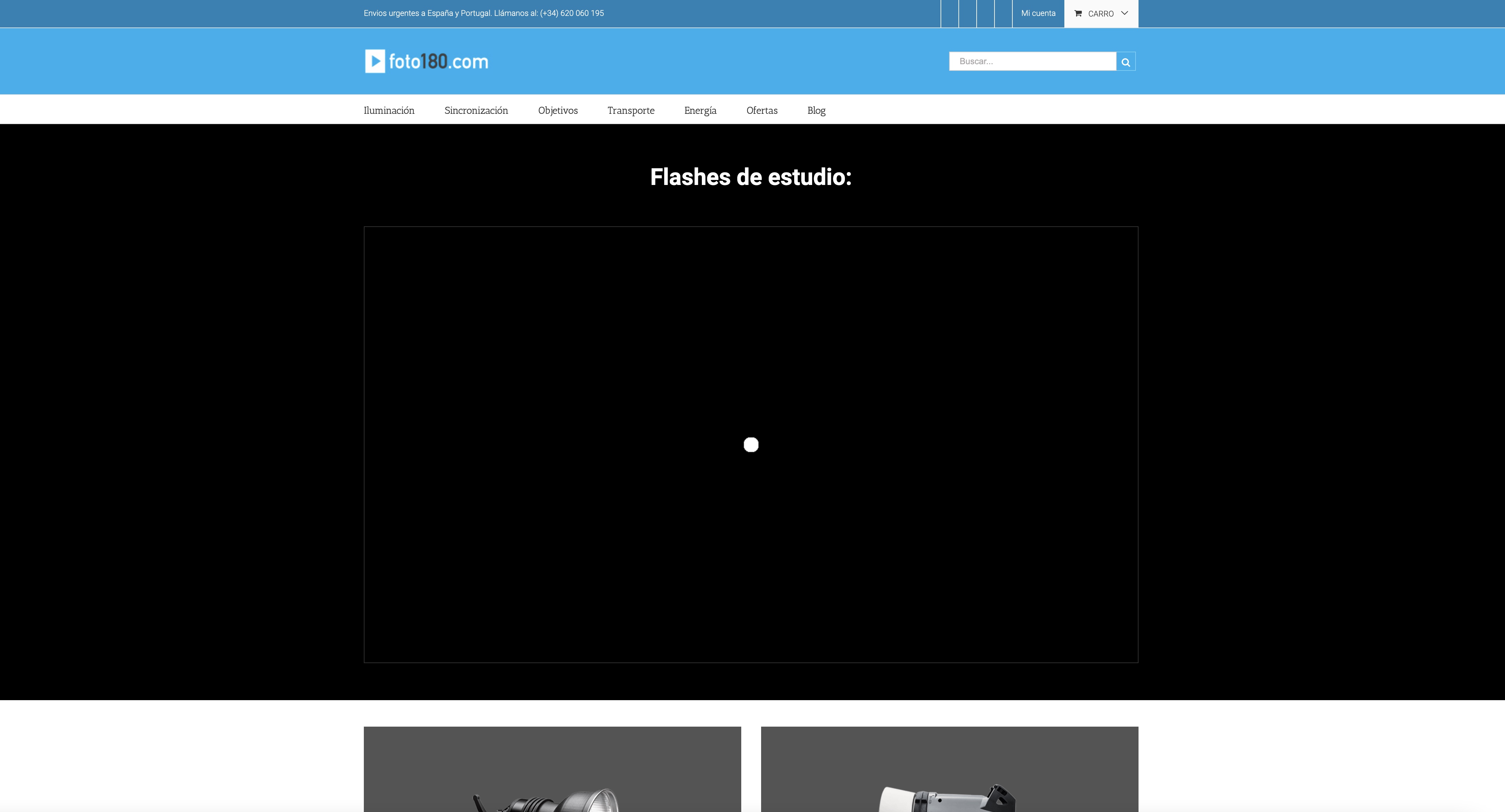 Gran tienda WooCommerce de productos para fotografía, vídeo y cineastas en España - Tienda online audiovisual Foto180.com