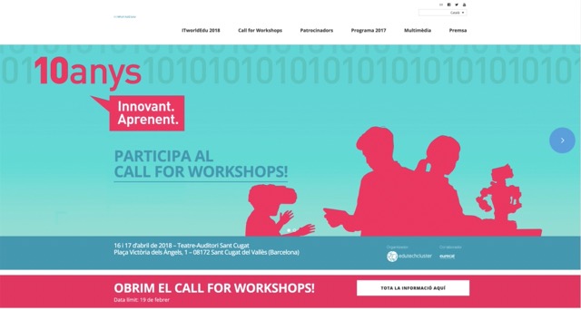 Sitio web para evento educativo
