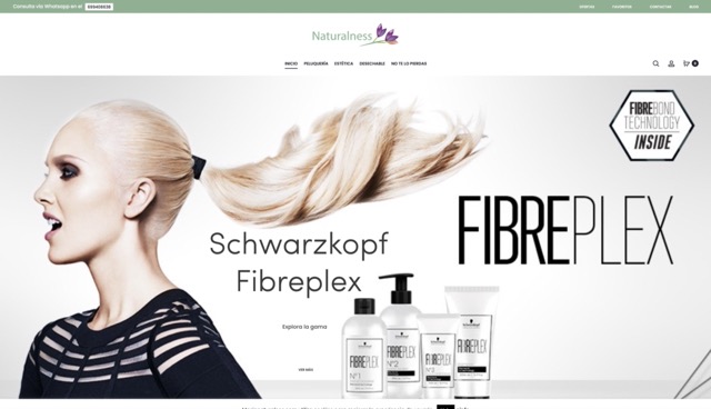 Desarrollo de ecommerce de cosmética y estética