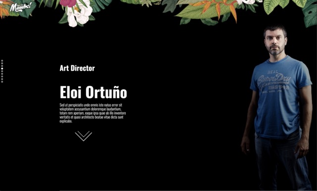 Sitio web para productora audiovisual Que Rico Mambo
